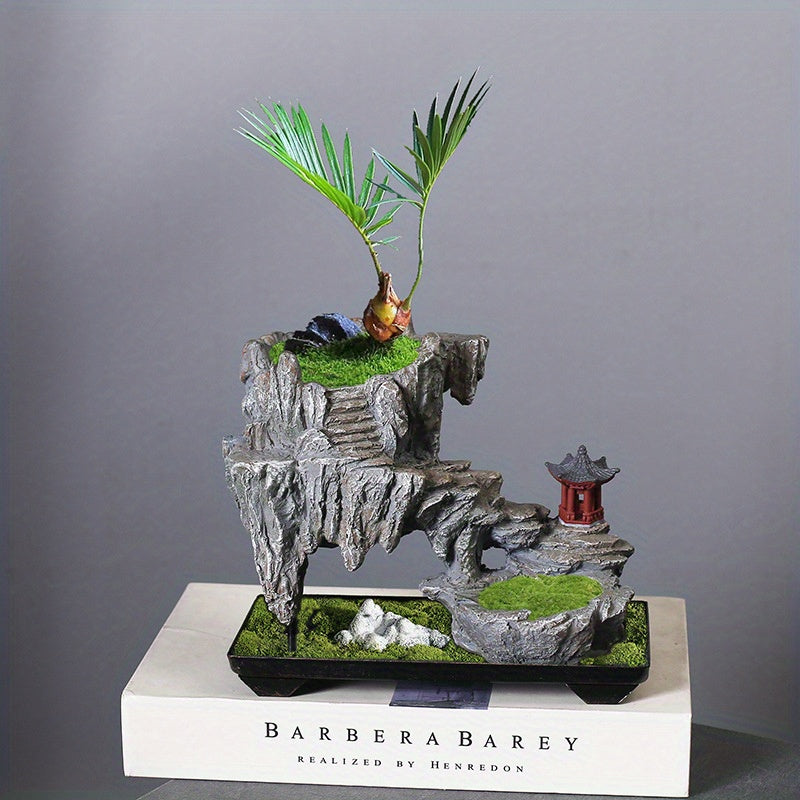 מעמד “אי מרחף” — מיני־נוף שמכניס שקט ועומק לשולחן