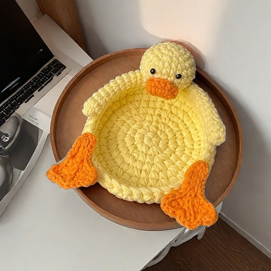 תחתית סרוגה בדמויות ברווז/דב – עושה חיוך לכל קפה