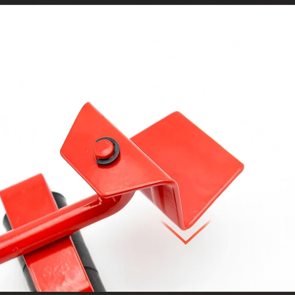 סט עזר להובלת רהיטים - מנוף הרמה + 4 בסיסים עם גלגלים