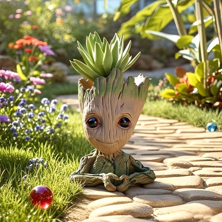 מחזיק עטים/עציץ דקורטיבי “Groot” — החבר החדש של השולחן