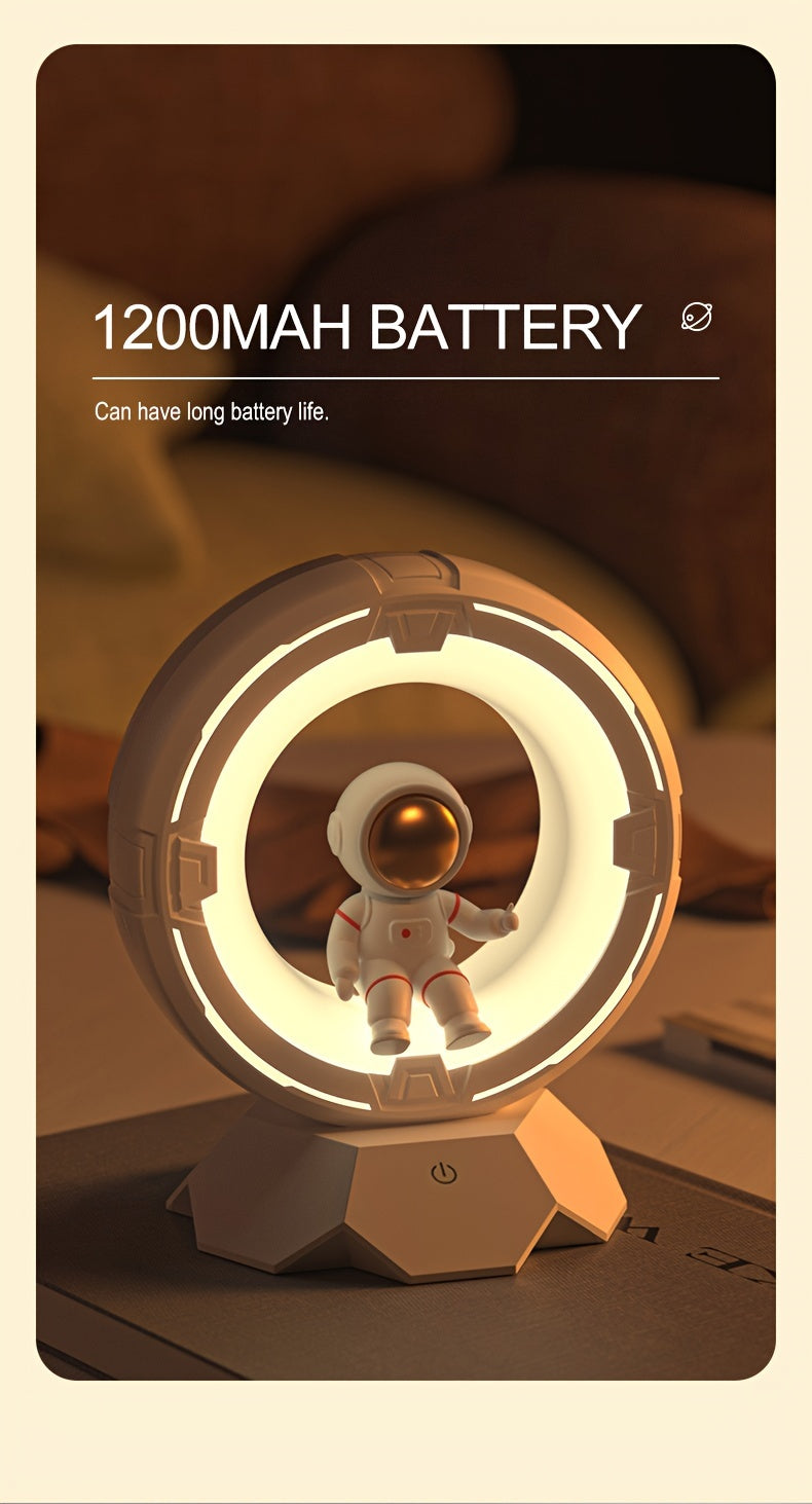 מנורת אסטרונאוט – תאורה נעימה עם שליטה במגע (4 דרגות בהירות)