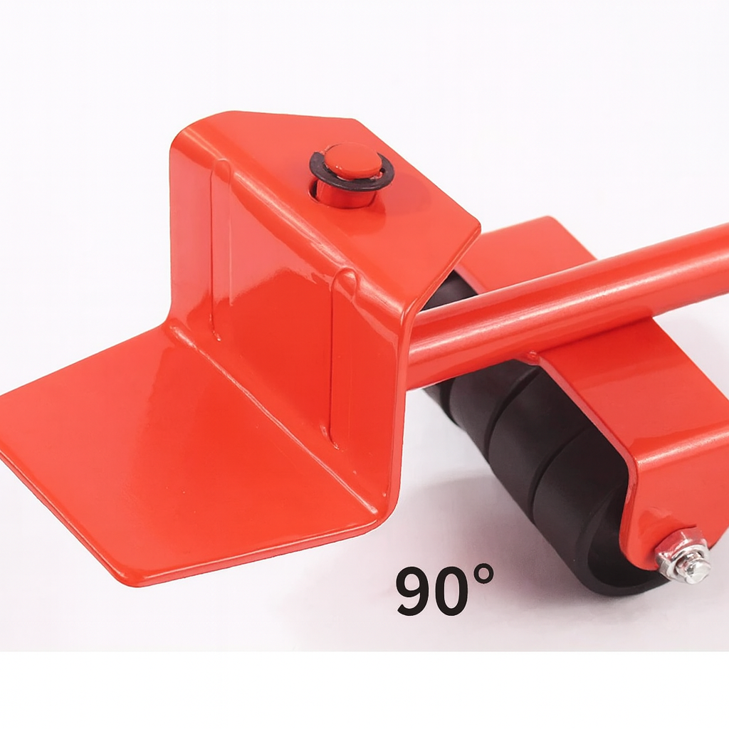 סט עזר להובלת רהיטים - מנוף הרמה + 4 בסיסים עם גלגלים