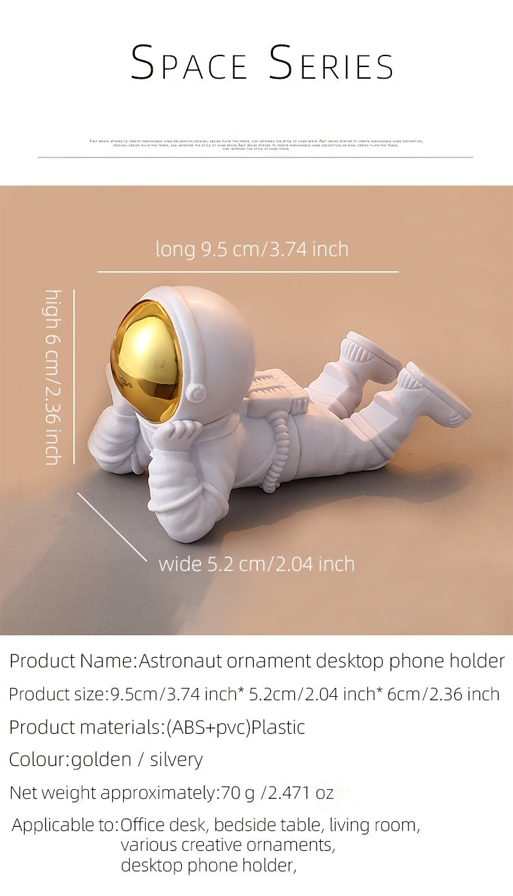 מחזיק טלפון אסטרונאוט — פריט דקורטיבי שעושה חיוך