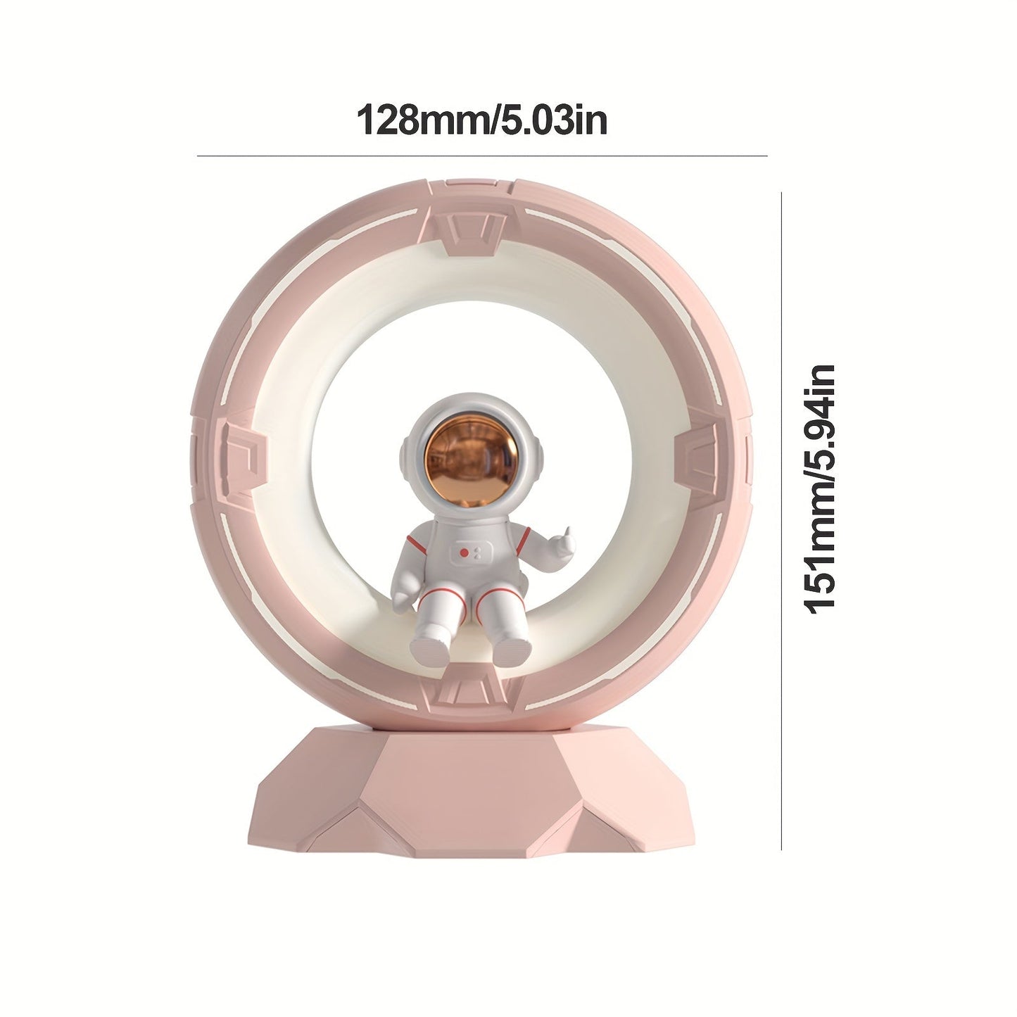 מנורת אסטרונאוט – תאורה נעימה עם שליטה במגע (4 דרגות בהירות)
