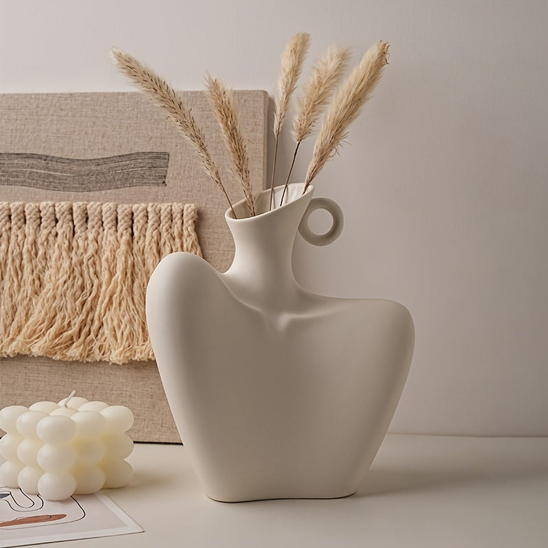 אגרטל עצמות-בריח לבן – לייפסטייל עם פאמפס