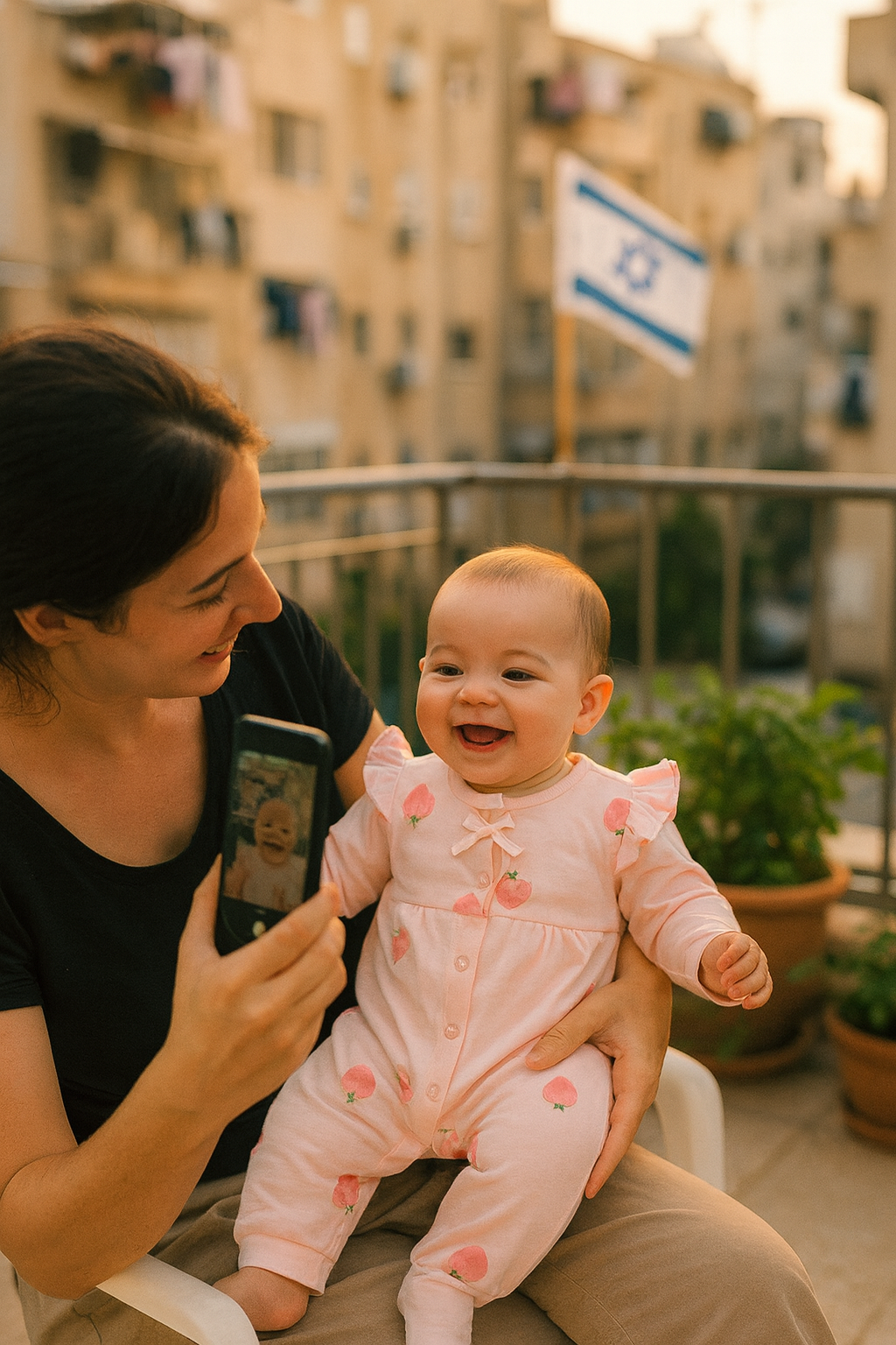 רומפר תות ורוד לתינוקת — 100% כותנה רכה, סגירת סנאפים קדמית להחלפת חיתול מהירה