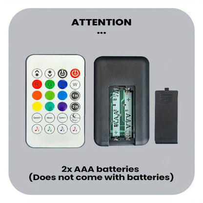 מנורת רצפה חכמה RGB – קיר שצובע את הערב