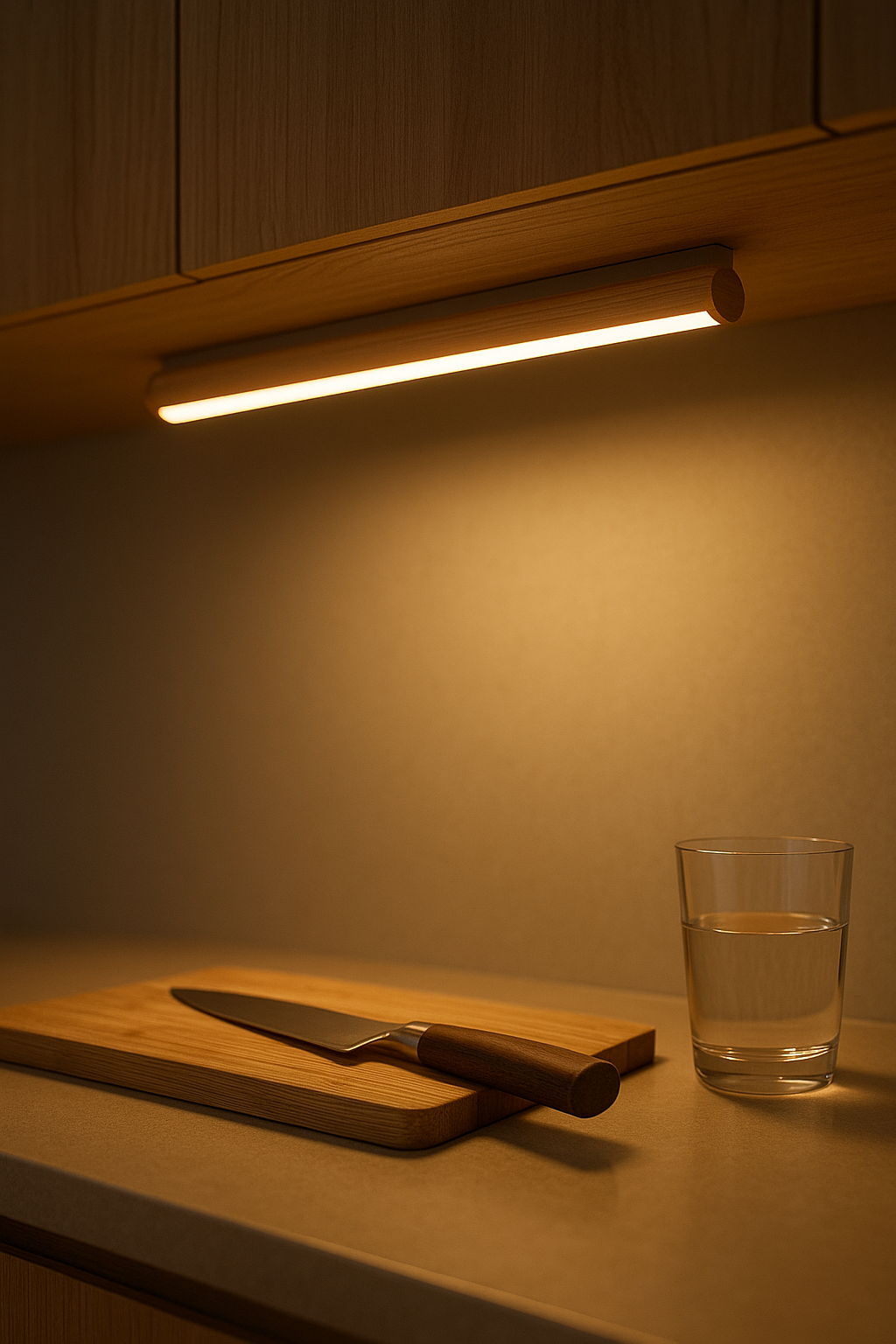 מקל תאורה חכם נטען - תאורה אוטומטית במסדרון בחשכה