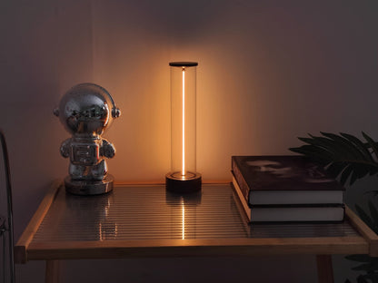 מנורת טאצ’ נטענת – מינימליסטית, חמה ומרגיעה