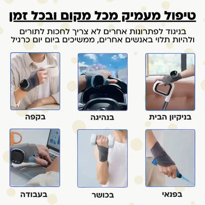 מעסה יד ופרק כף היד – הקלה מהירה על כאבים  בכף היד בשימוש יומי של 15 דקות