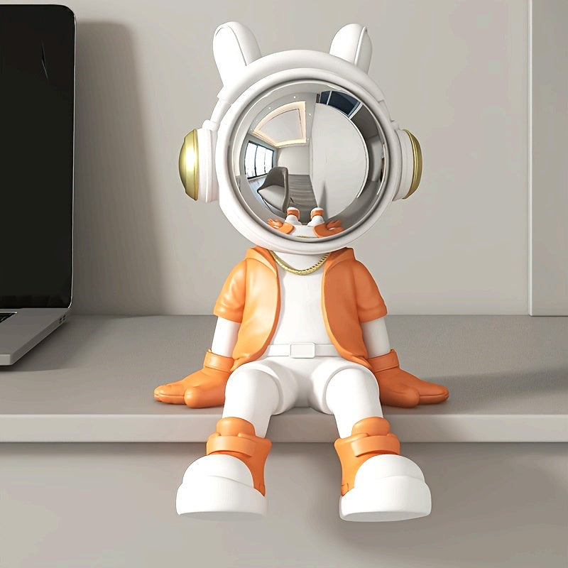 פסל אסטרונאוט מעוצב — בוקאנד/דקור שמדליק כל מדף