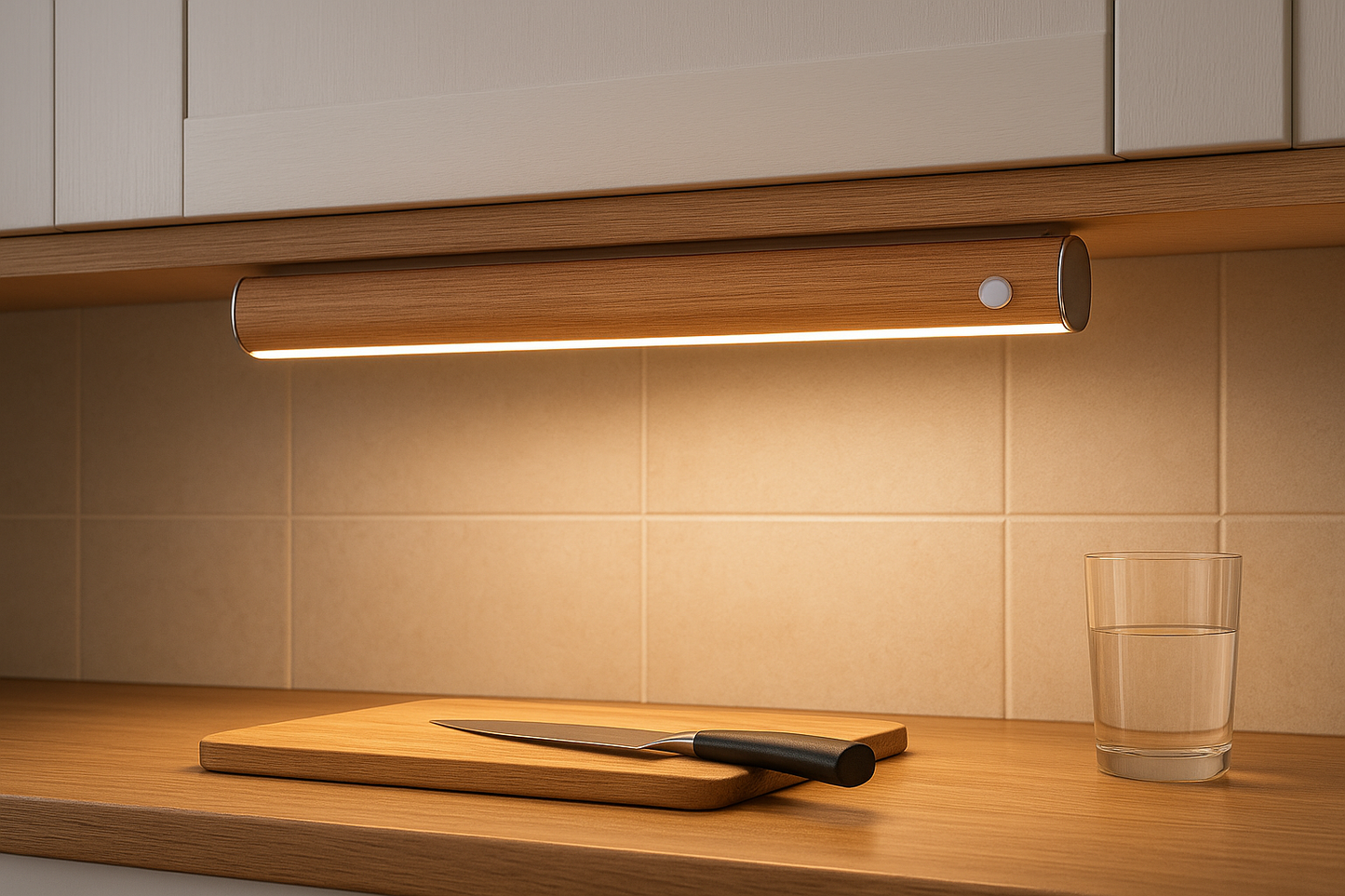 מקל תאורה חכם נטען - תאורה אוטומטית במסדרון בחשכה