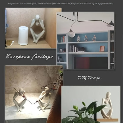 סט 3 פסלי “Thinker” — נקודת מחשבה לכל חלל