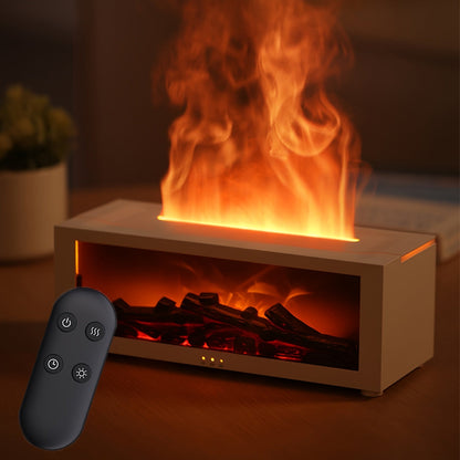 מפיץ ריח “אש מדורה” 150 מ״ל — להבה מדומה, אווירה אמיתית