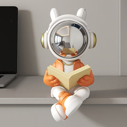 פסל אסטרונאוט מעוצב — בוקאנד/דקור שמדליק כל מדף