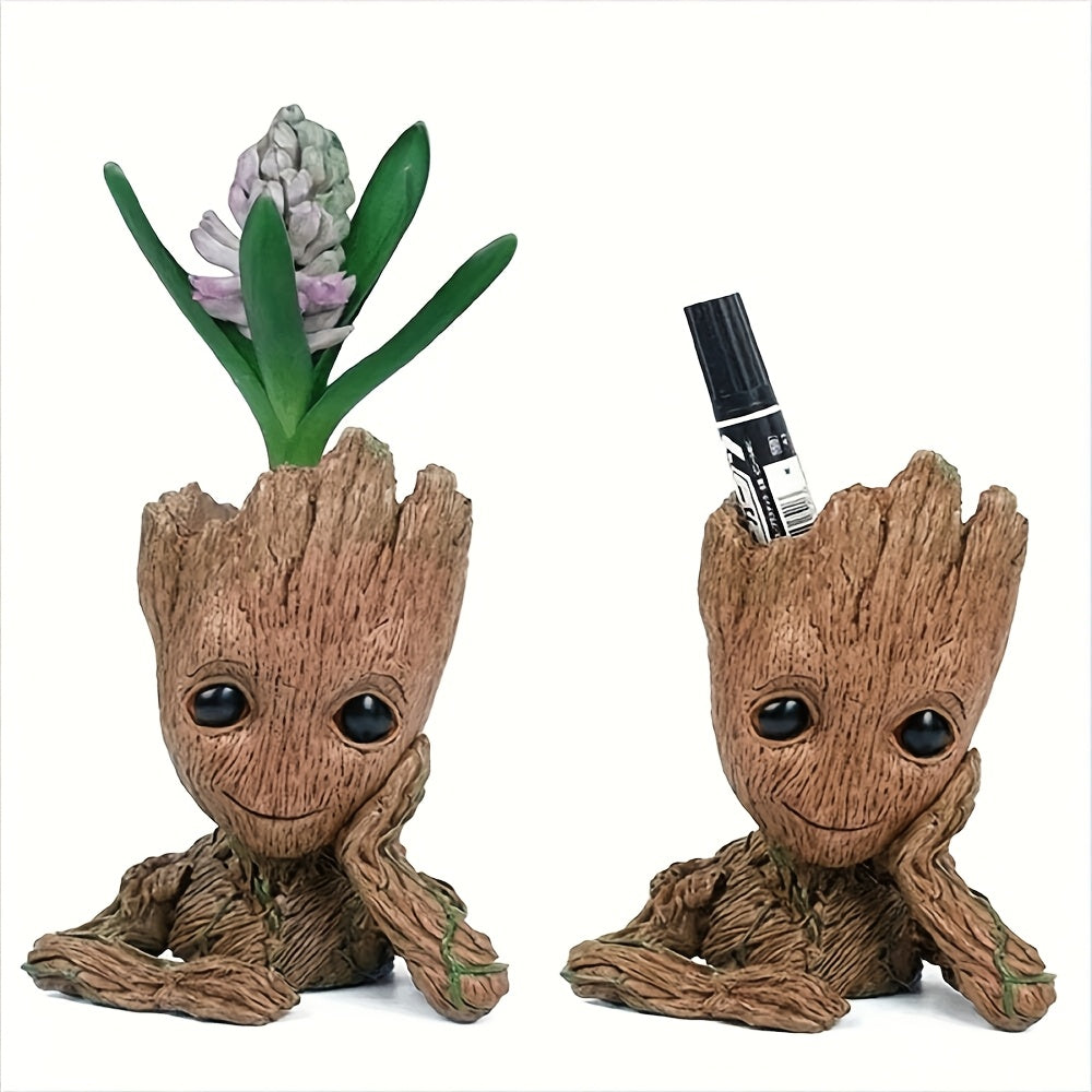 מחזיק עטים/עציץ דקורטיבי “Groot” — החבר החדש של השולחן