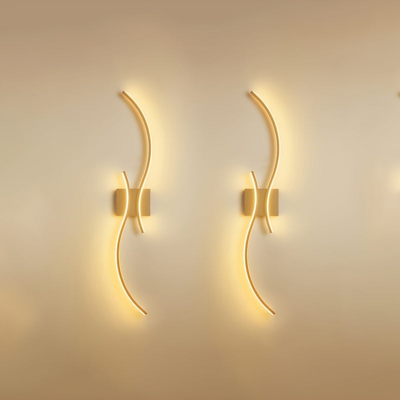 קונסולת קיר LED מודרנית — 3 גווני אור בלחיצה