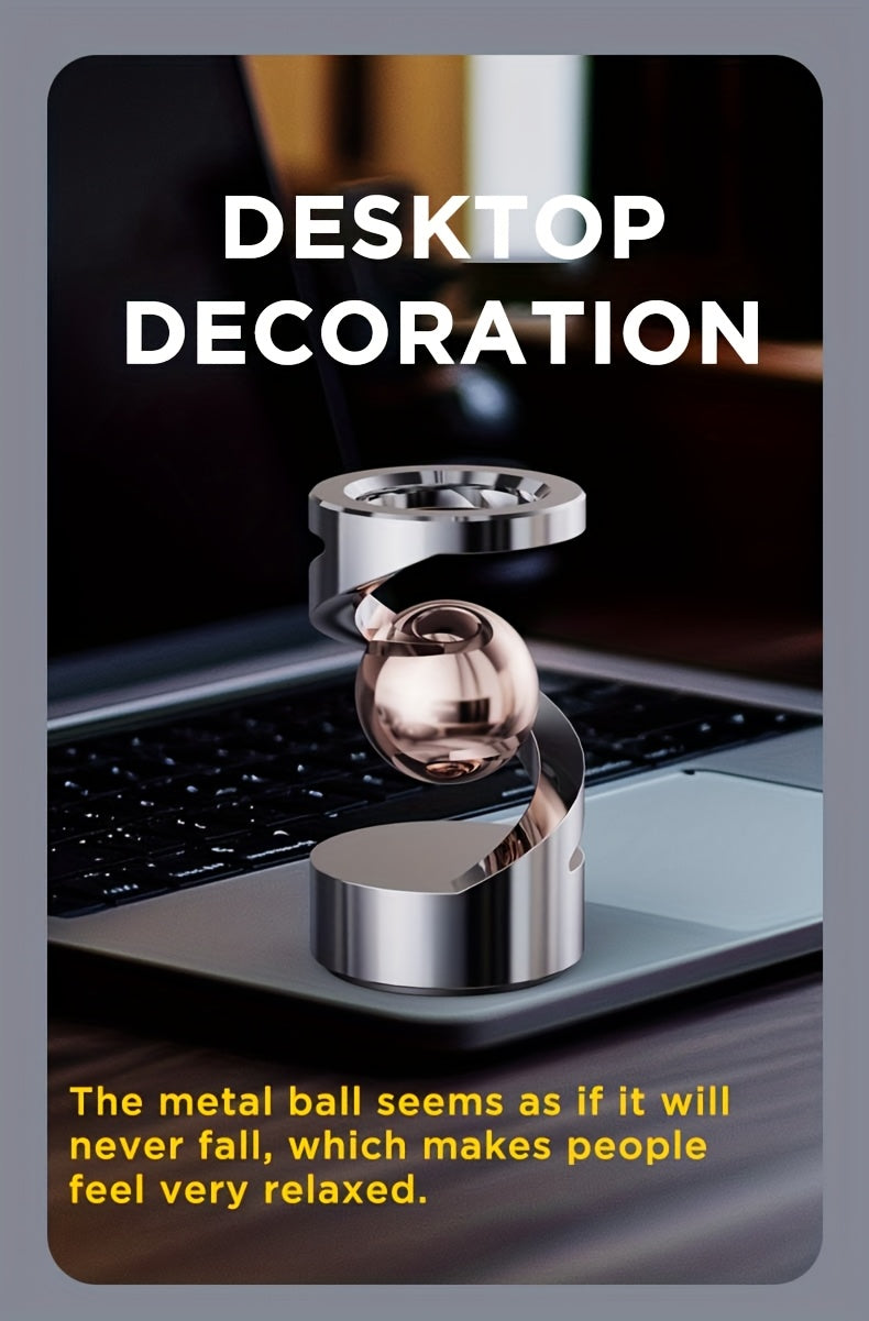 גירוסקופ שולחני מאלומיניום — לא מרחף, כן ממכר